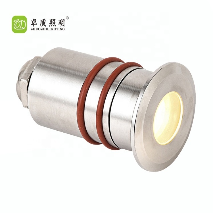 Wholesale Modern all Stainless Steel IP68 Waterproof Underground Mini LED garden  Light recessed lights