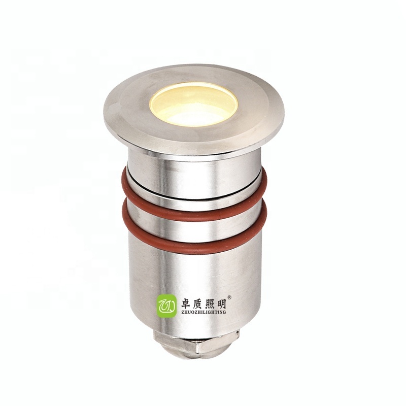 Wholesale Modern all Stainless Steel IP68 Waterproof Underground Mini LED garden  Light recessed lights