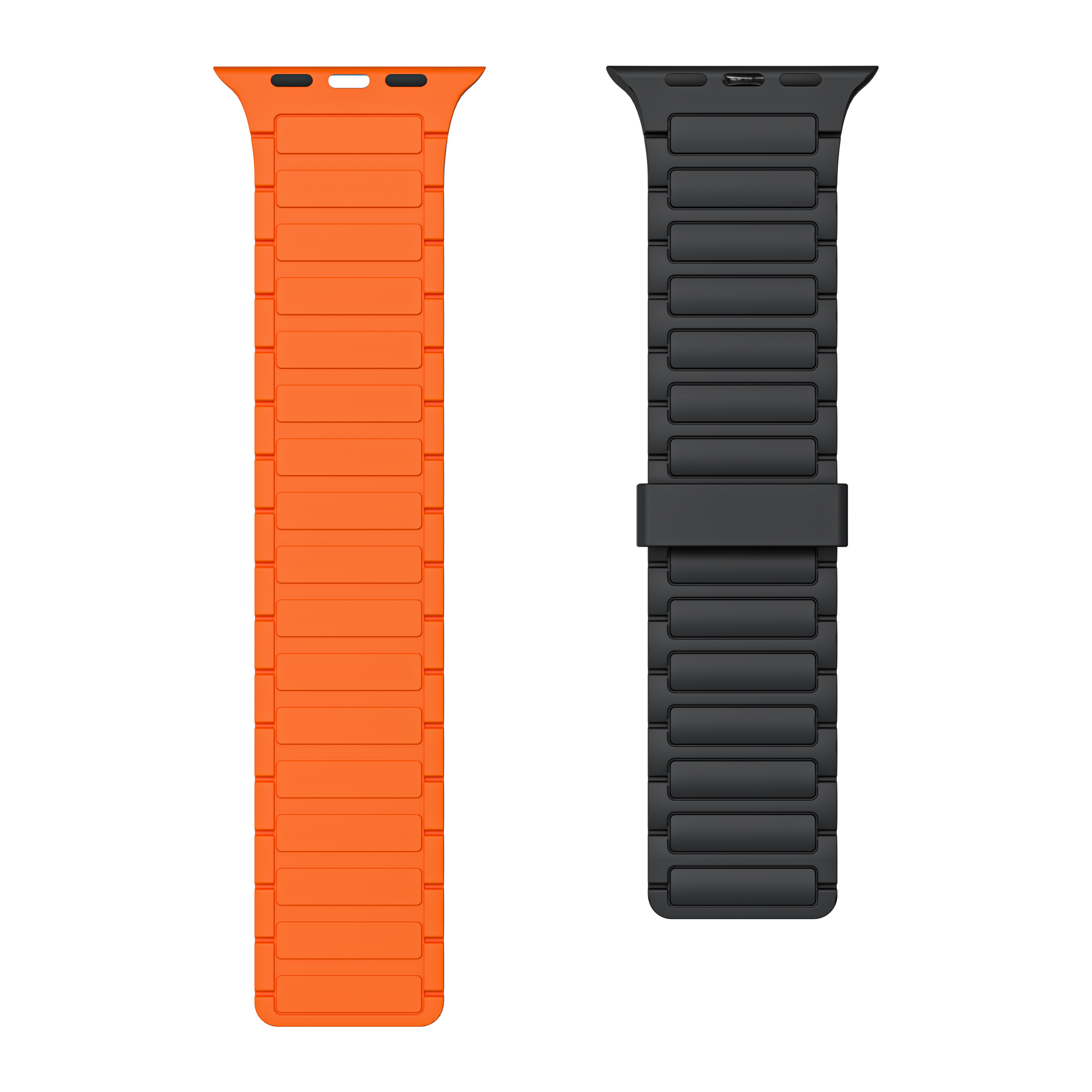 Fashion Silicone Magnetic Watch Strap For A Watch Ultra Series 987654321 Magnetic silicone strap