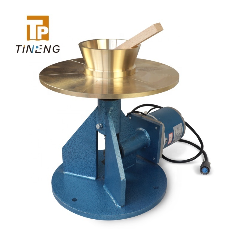 Brass table motorized cement flow table for mortar's fluidity testing