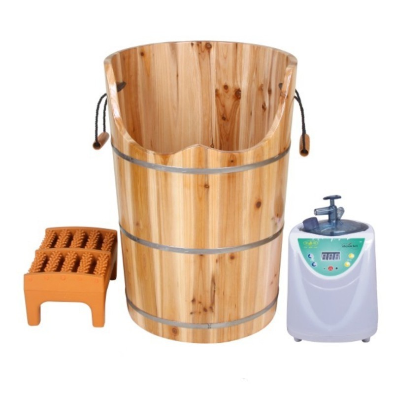 new red cedar Wooden Foot Spa Tub barrel steaming Wooden Bath Bucket Fumigation Foot Spa sauna Bucket  physical therapy machine