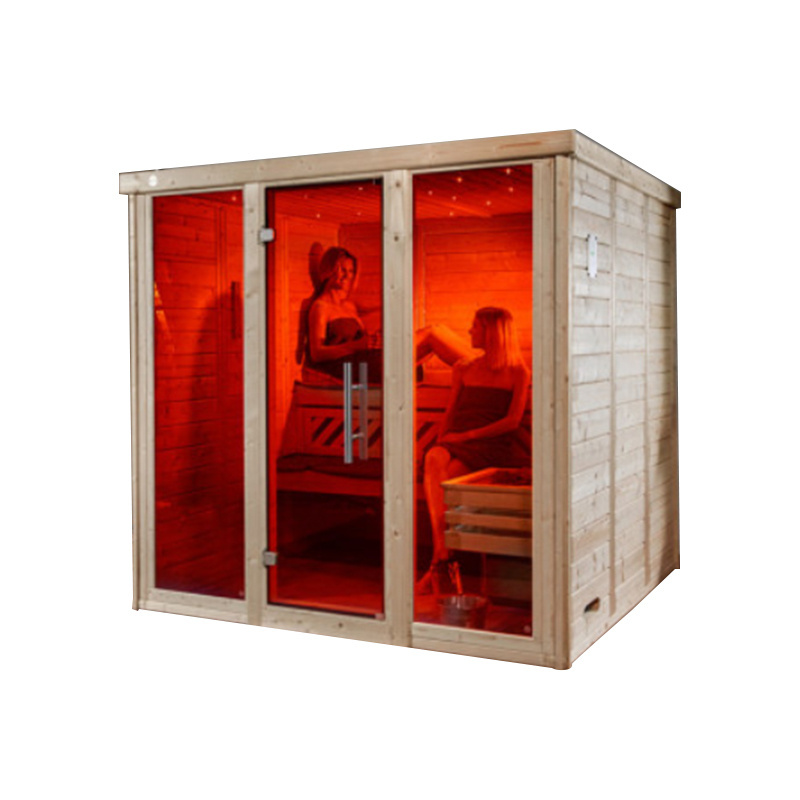 2 person wooden finnish sauna 2 person traditional indoor sauna 	2020best quality sauna bed detox infrared spa capsule float spa