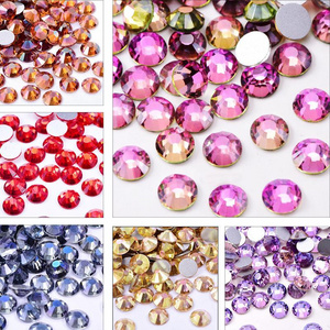 Wholesale SS10 Non Hot Fix Glass Crystal Rainbow High Quality Rhinestones