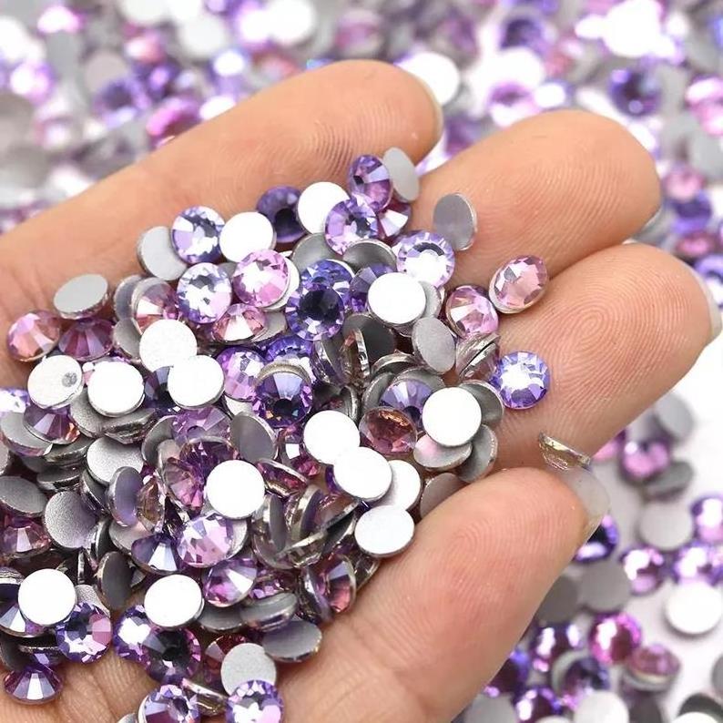 Wholesale SS16 High Quality Flat Back Non Hotfix Diamond Glue On Glass Rhinestones Bulk