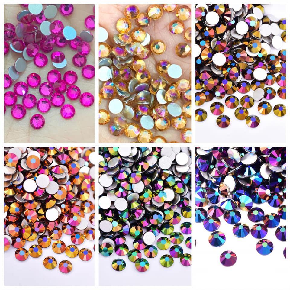 Wholesale SS16 High Quality Flat Back Non Hotfix Diamond Glue On Glass Rhinestones Bulk