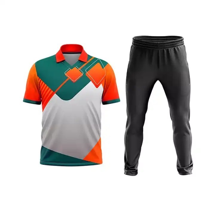 Latest New Design Cricket Jersey  With Custom Logo And Design Australian Cricket Team Shirt And Trouser