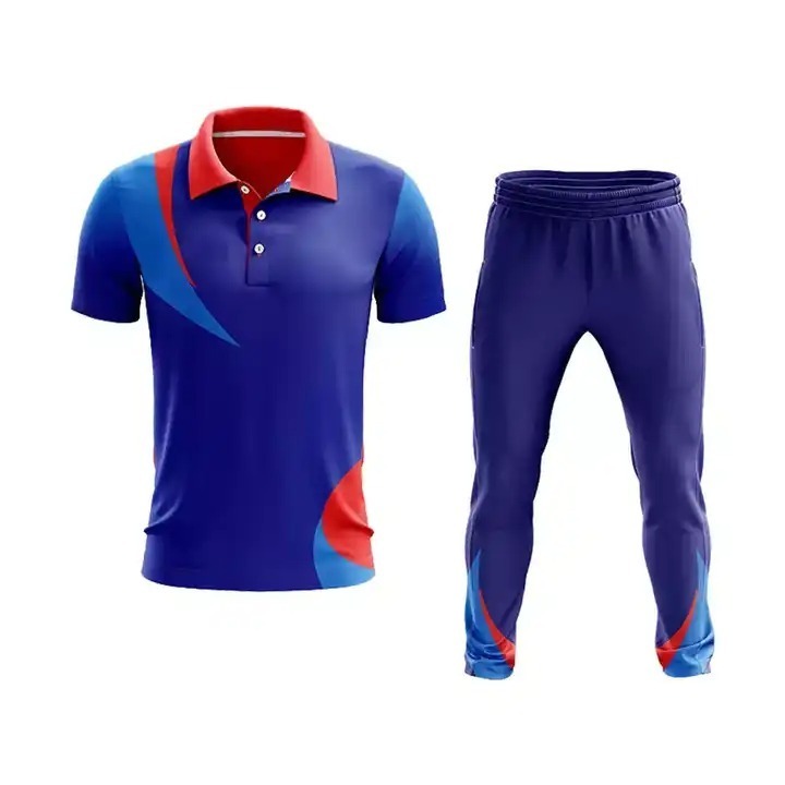 Latest New Design Cricket Jersey  With Custom Logo And Design Australian Cricket Team Shirt And Trouser