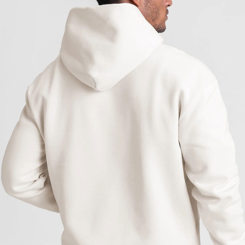 Latest design custom made 100% fleece pullover hoodie white and black kangroo pocket snap button sweatshirt with custom logo