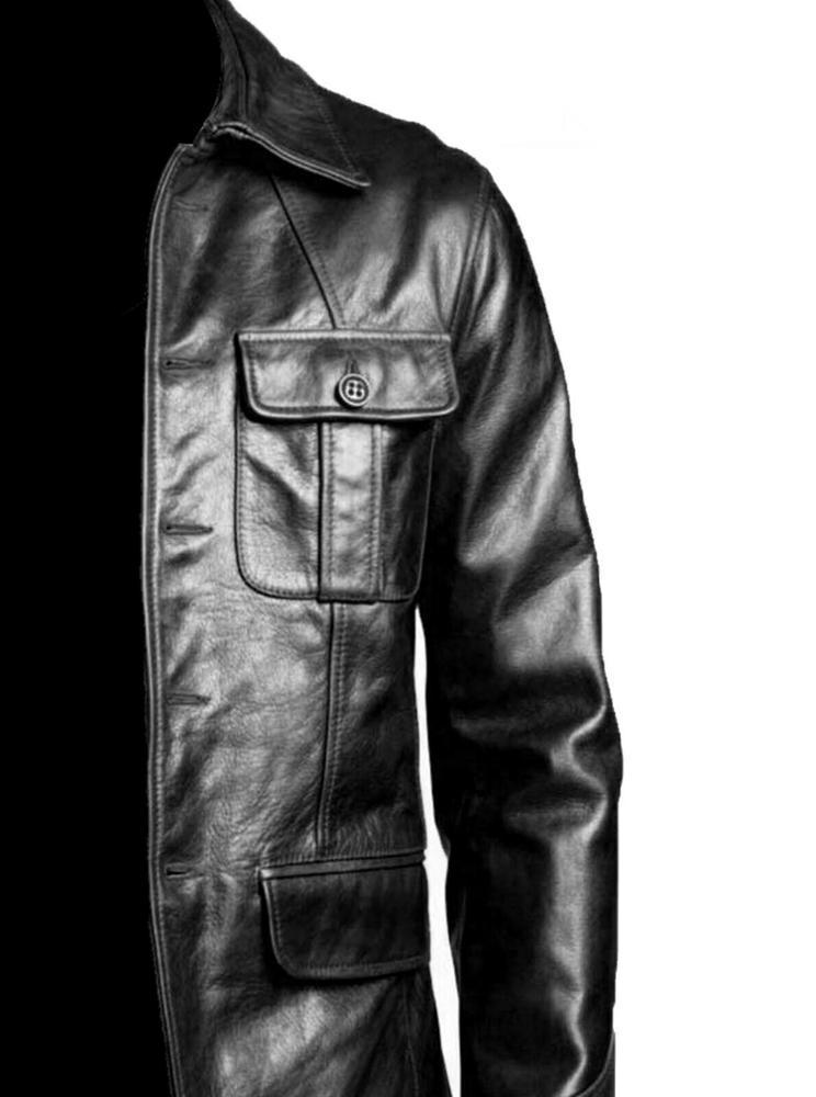 Most Popular Top Quality Custom Men's Leather Jackets Hot Selling Leather Jacket Customized Leather Jacket Zipper Design