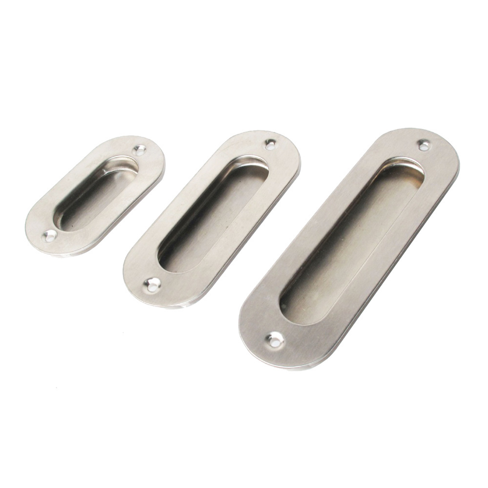 High quality stainless steel hidden recessed door handles concealed embedded pull cabinet handle