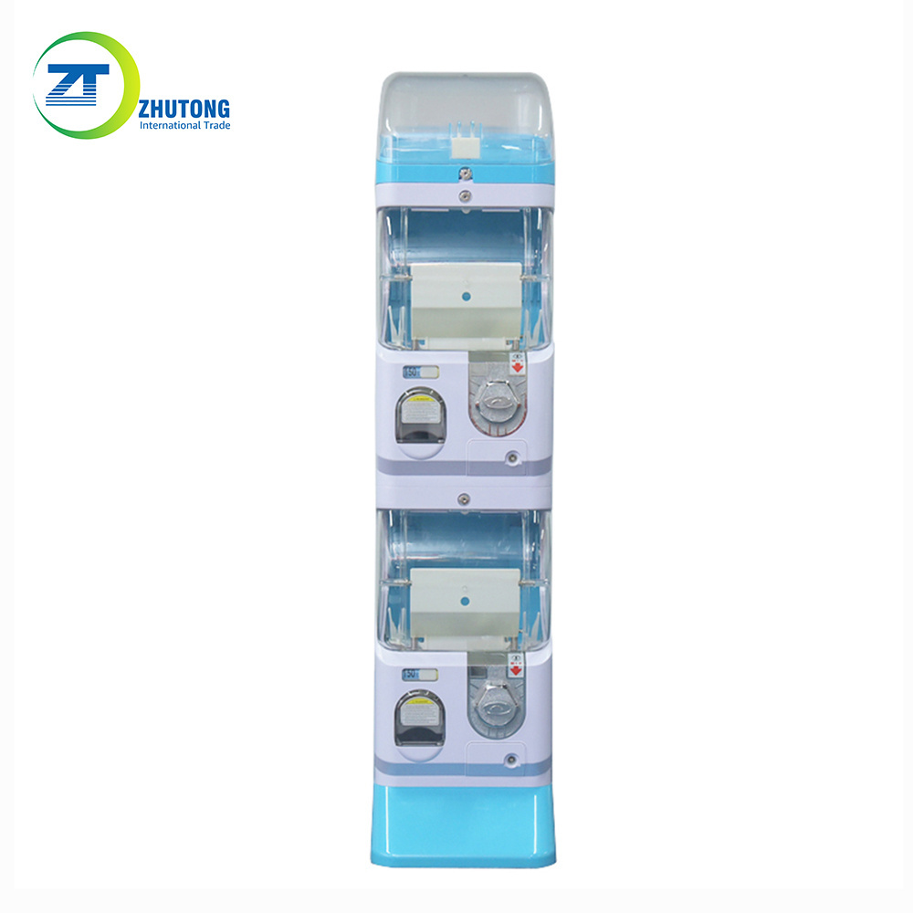 China Zhutong ZT coin operated toy capsule vending machine twisted egg gashapon kid toy vending machine