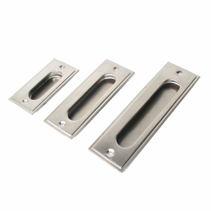 High quality stainless steel hidden recessed door handles concealed embedded pull cabinet handle