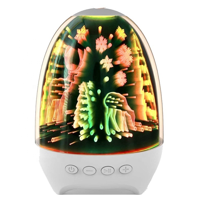 Bedroom Desk Touch Bulb Speakers Colorful Led Night Light Lamp RGB Wireless Music Player Box Christmas Gift Star Speaker