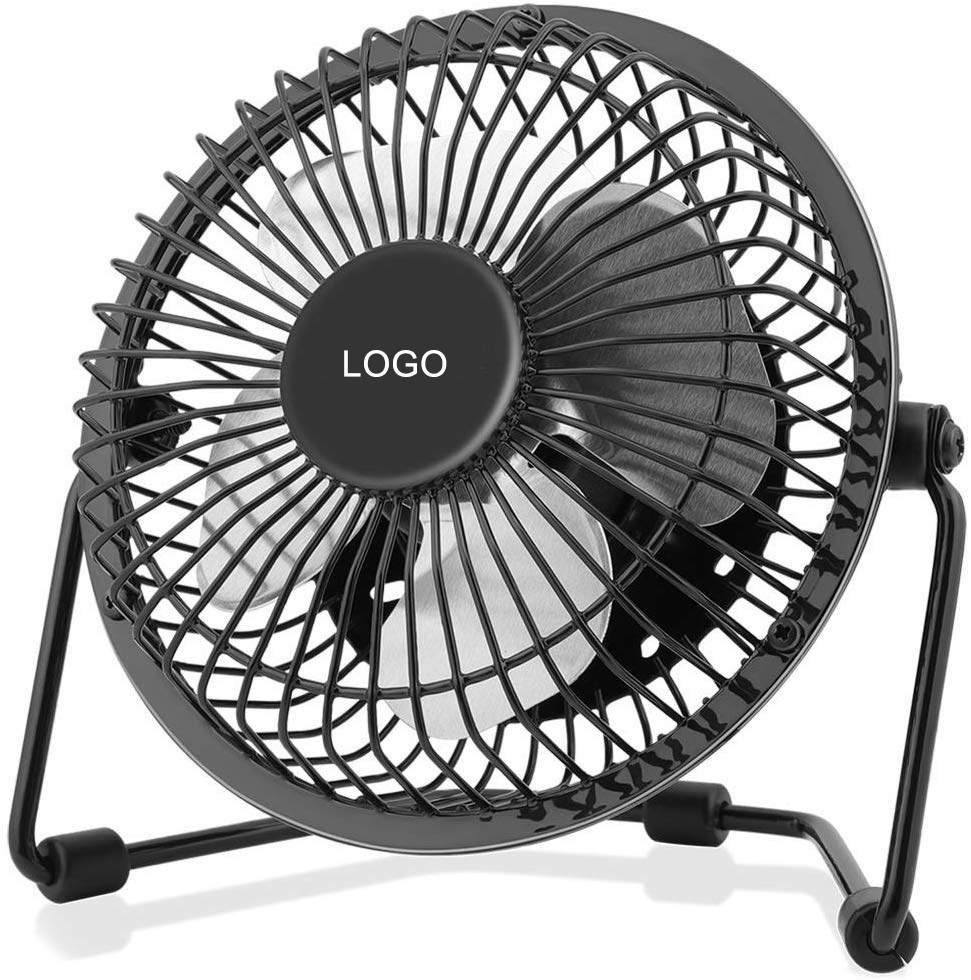 Custom Logo Table Desk 180 Degrees Rotation Fans Rotating Rechargeable Mini Fan