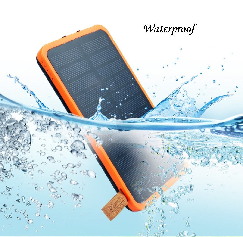 Foldable Multi function Powerbank Folding Solar Panel 10000mAh Power Charging Power Bank Outdoor Emergency Power Solar Bank