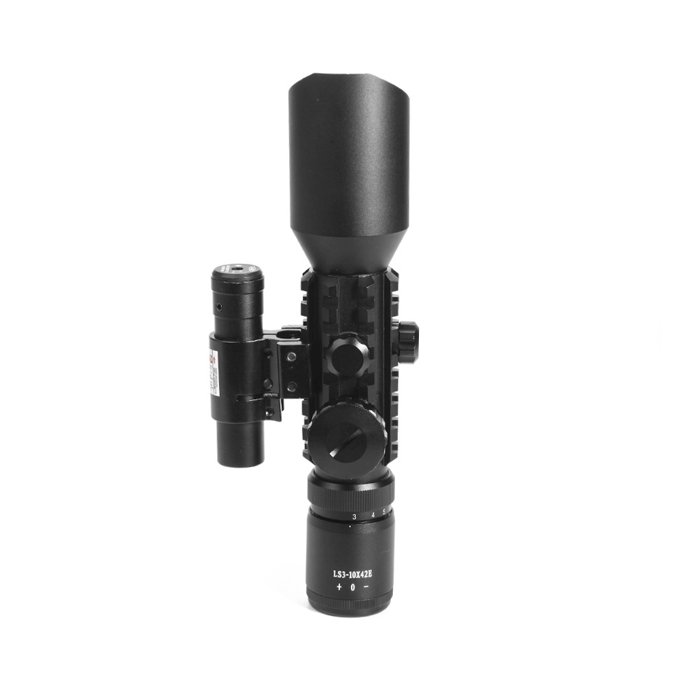 OEM Combo 3-10X40 EG Optics Sight Scope Red Green Illuminated With Red Dot Laser For Outdoor Activities