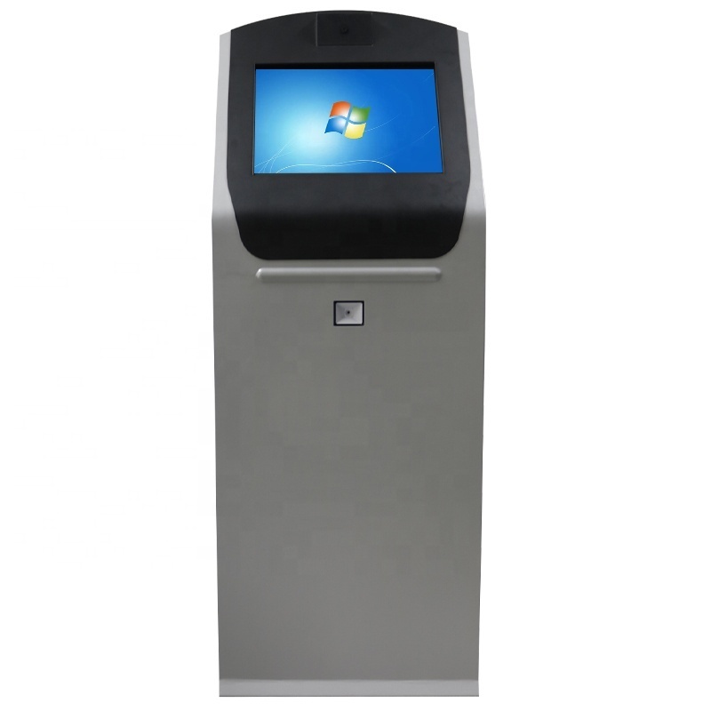 Kiosk hotel check in camera QR scanner queue management touch screen self service kiosk check in kiosk for airport