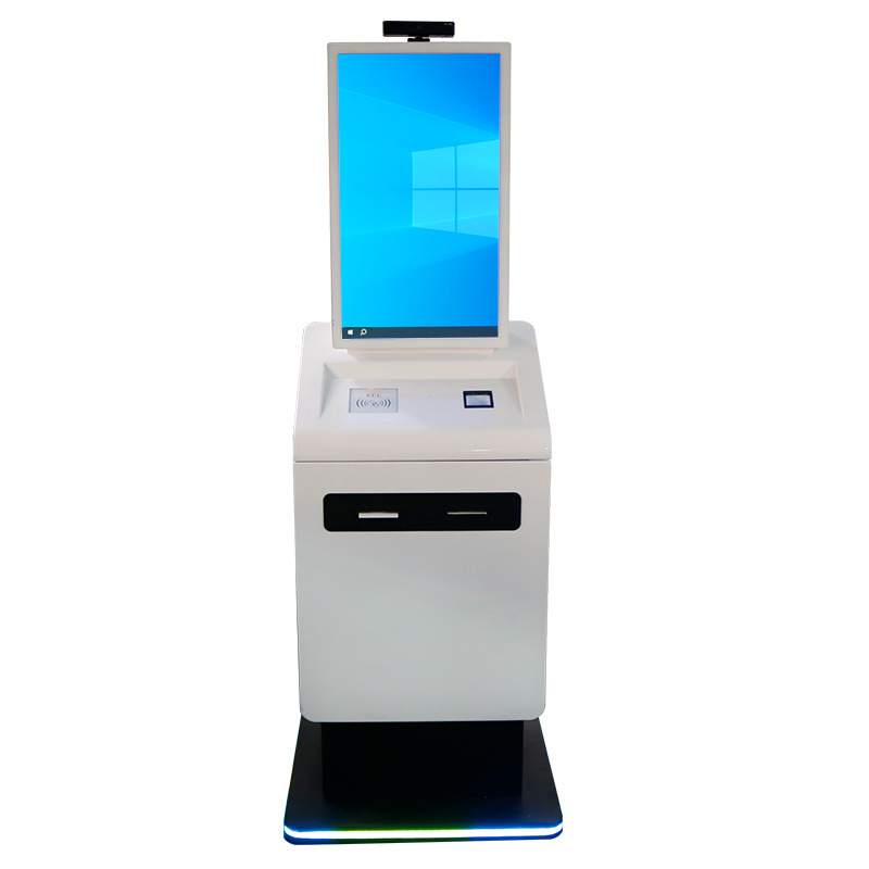 Hotel check in kiosk with touch screen Passport Scanner card reader casino gaming  payment kiosk payment machine