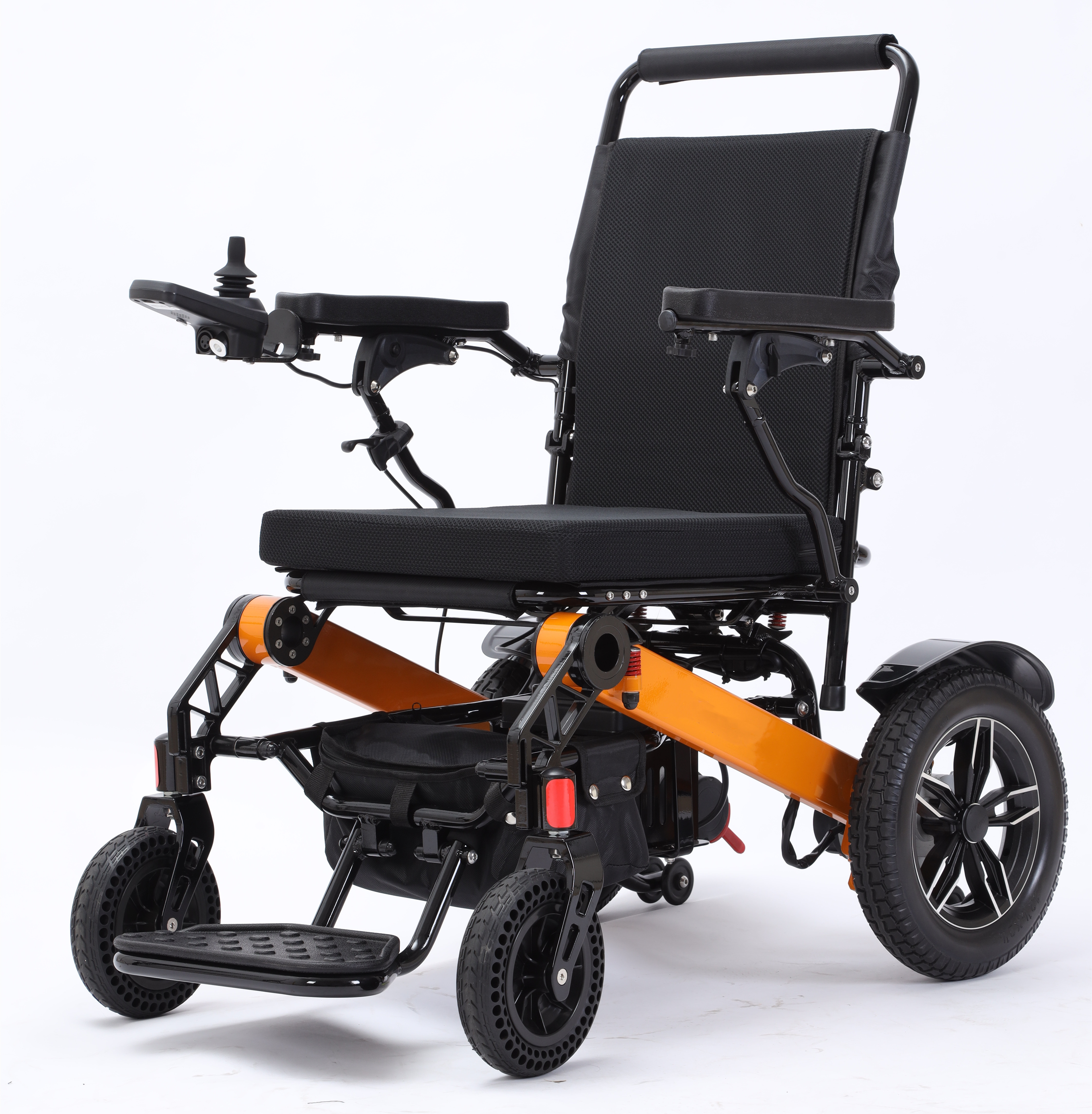 2024 Foldable Electric Wheelchair Airline Approved Portable Motorized Wheel Chair  Lightweight Wheelchair