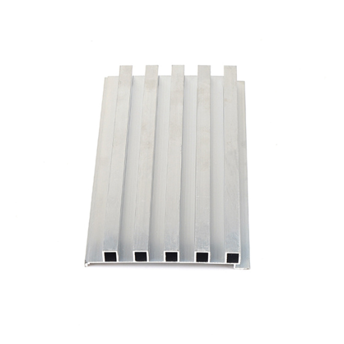 perforation Aluminum Slat Wall  Cladding Battens Aluminum Great Wall PlateMetal Cladding Fluted Wall Panel