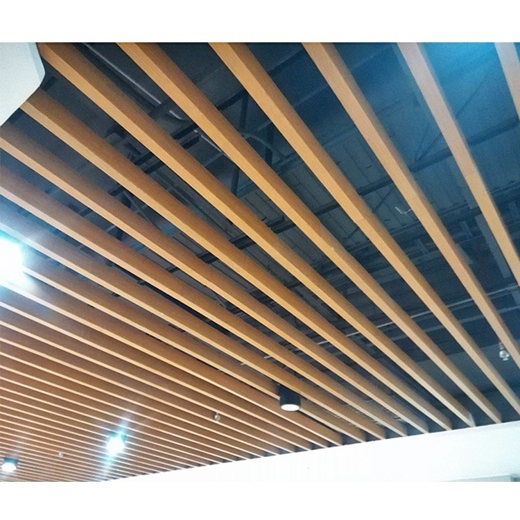 Low Cost Rectangular Aluminum Metal Material U-shaped Tube False Ceiling Panels