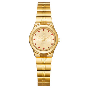 Promotional Minimalist Watches Gold Stainless Steel Bracelet Watch Slim European Style Girls Ladies Quartz Wristwatch For Women