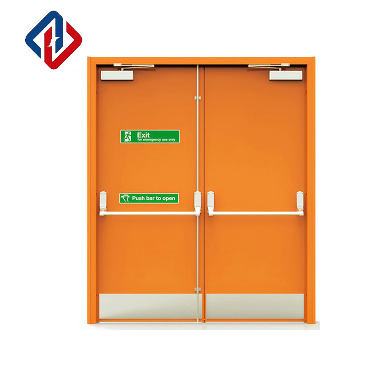 Hollow Hospital Fire Rated Door Commercial Building Fire Rated Door High Quality Aluminum Fire Proof Doors