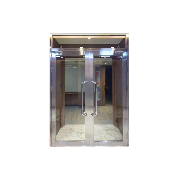 Luxurious Simple Single Leaf Aluminium And Window Accessories Pivot Glass Door With Tempered