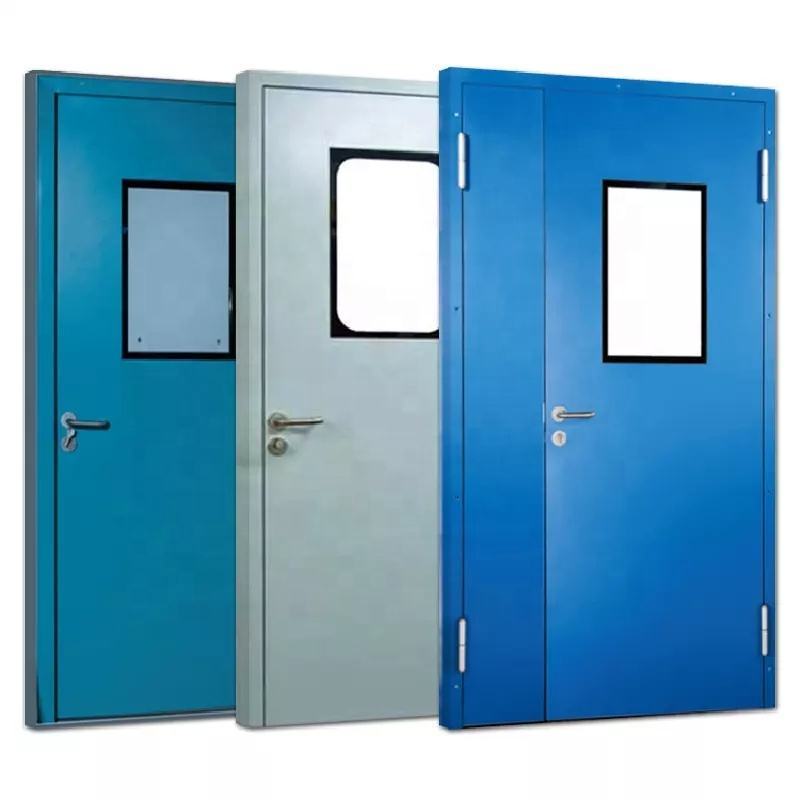 Commercial Hotel Used Fire Rated Steel Door 30min Fireproof Steel Door Emergency Exit Steel Fire Door