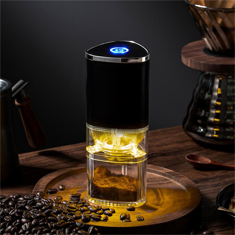 Small portable mini home kitchen coffee grinder machine mill automatic USB charging electric coffee grinder