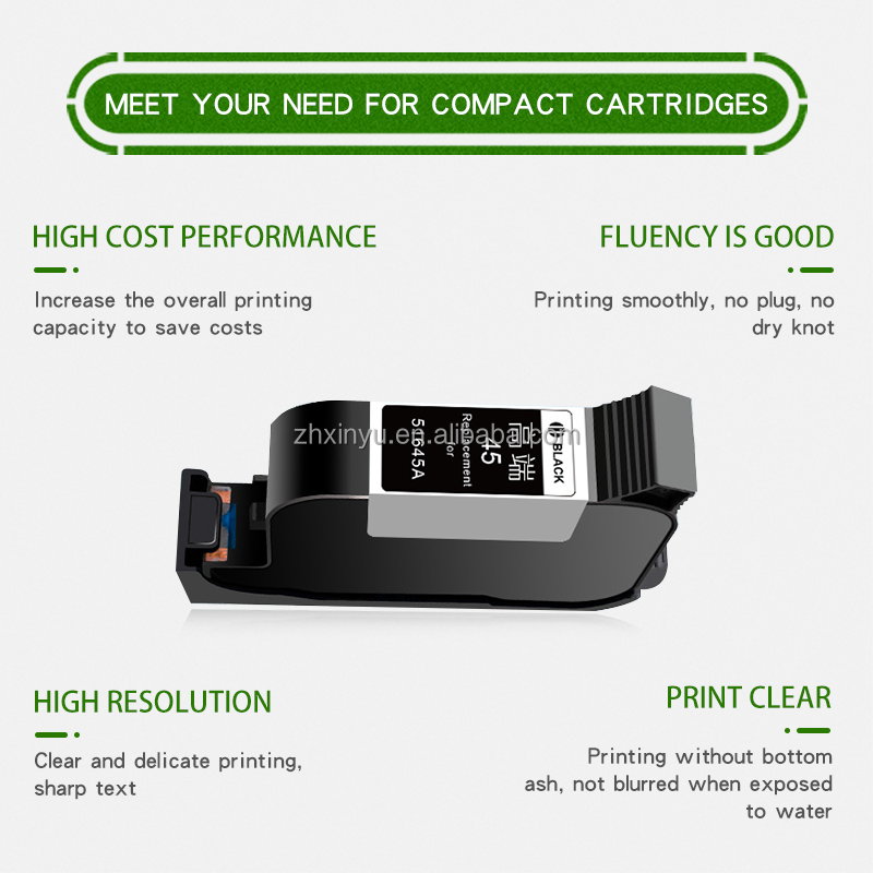 XINYU Factory Compatible HP 45A Ink Cartridge for DeskJet 920c/930c/950c/970cxi/990cxi1180 Printer China Ink Cartridge