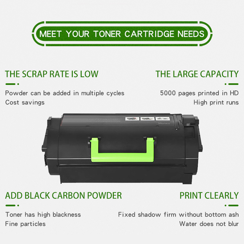 XINYU Factory for Compatible Black China Toner Cartridge MS310 for Lexmark MS310D 310DN 312 Ms410 Ms510 Ms610 MX310 MX410 MX510