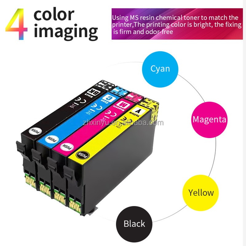 XINYU 603XL Color Inkjet Ink Cartridge Compatible for Epson WF-2810 WF-2830 W2835 2850 XP2100 Printer China Refillable Toner