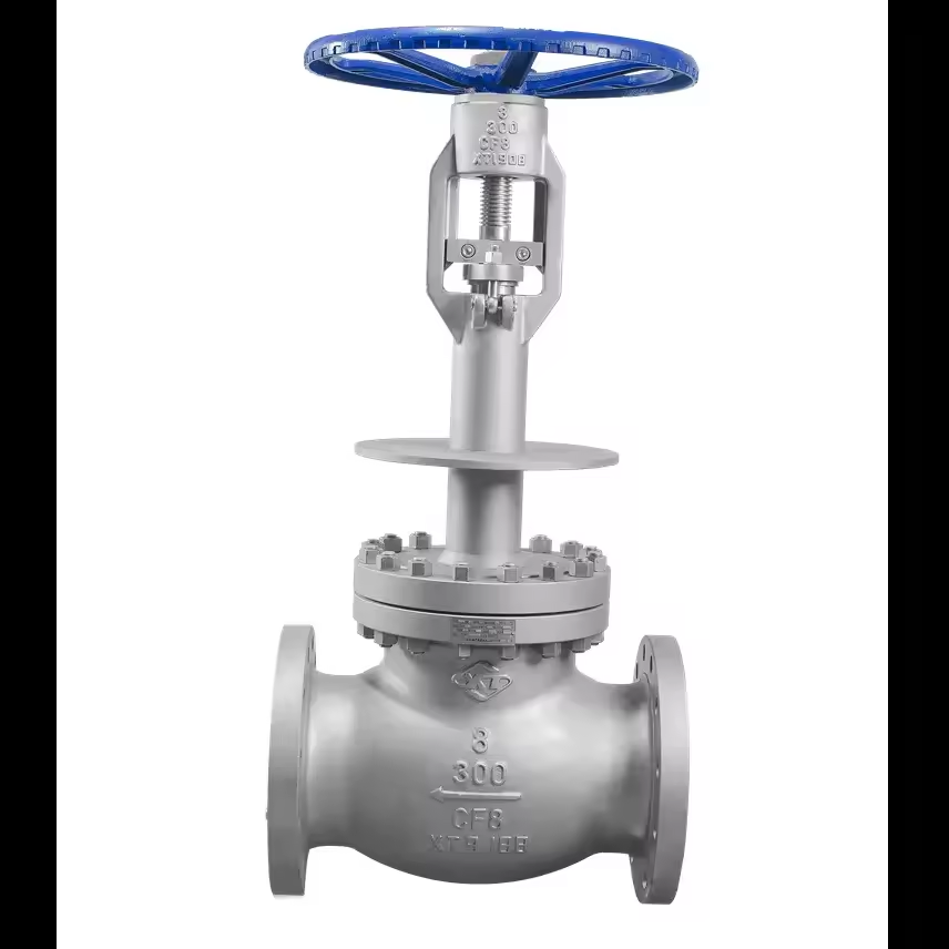 DJ41Y-300LBP OEM ODM 8inch Medium Pressure Handwheel Manual Flanged Cryogenic Globe Valve