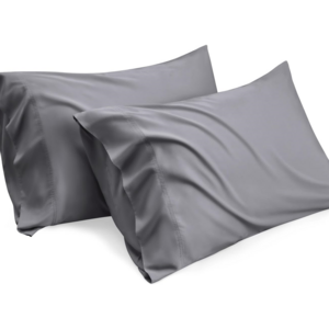 pillow covers home decor luxury, Cooling Pillow Cases Standard Size, Rayon Derived from Bamboo Dark Grey Pillowcase 2