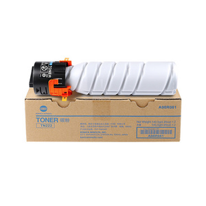 Factory Wholesale Compatible KONICA MINOLTA TN 222 TN222 TN-222 toner cartridge for 266 306 used toner