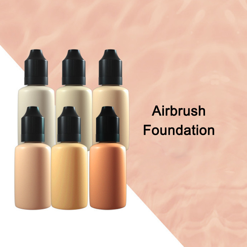 OEM ODM liquid foundation cream 30ml private label Air Compressor Airbrush Makeup Foundation