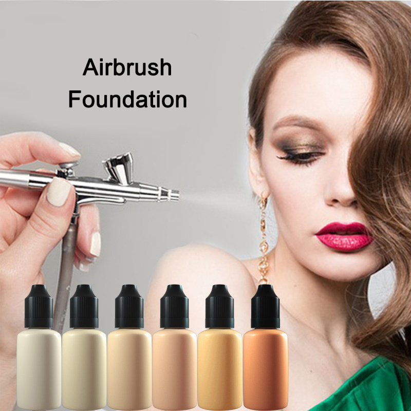 OEM ODM liquid foundation cream 30ml private label Air Compressor Airbrush Makeup Foundation