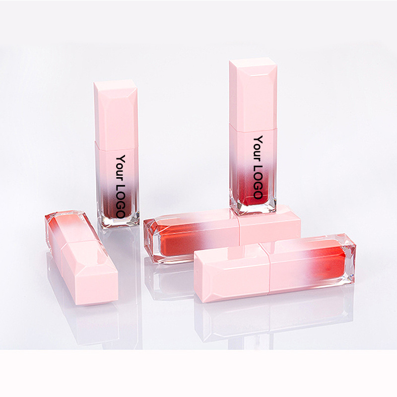 Wholesale custom logo lip glaze private label lipgloss kits Liquid Lipstick nude shiny lip gloss