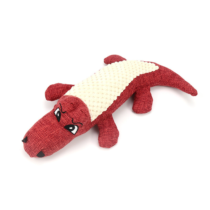 Pet Supplies Popular Dog Plush Toys Bite Resistant Pet Toys Simulation Crocodile Sounding Dog Toys Wholesale