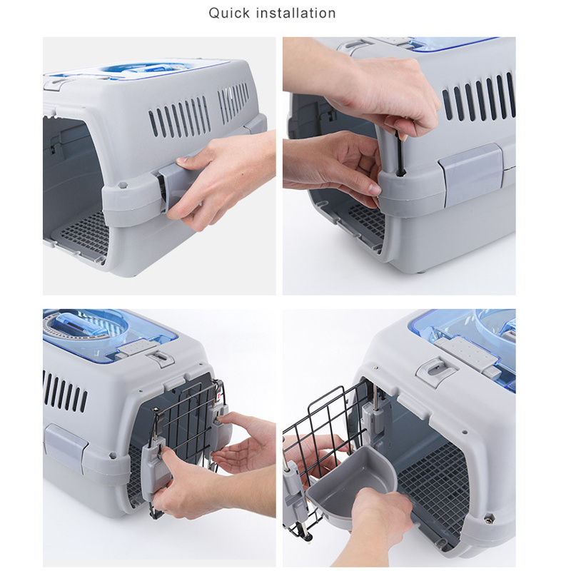 Pet Transport Bag Breathable Dog Cat Carrier Bag Case Big Space Airline Approved Car Portable Carrying Travel Puppy Cage Box