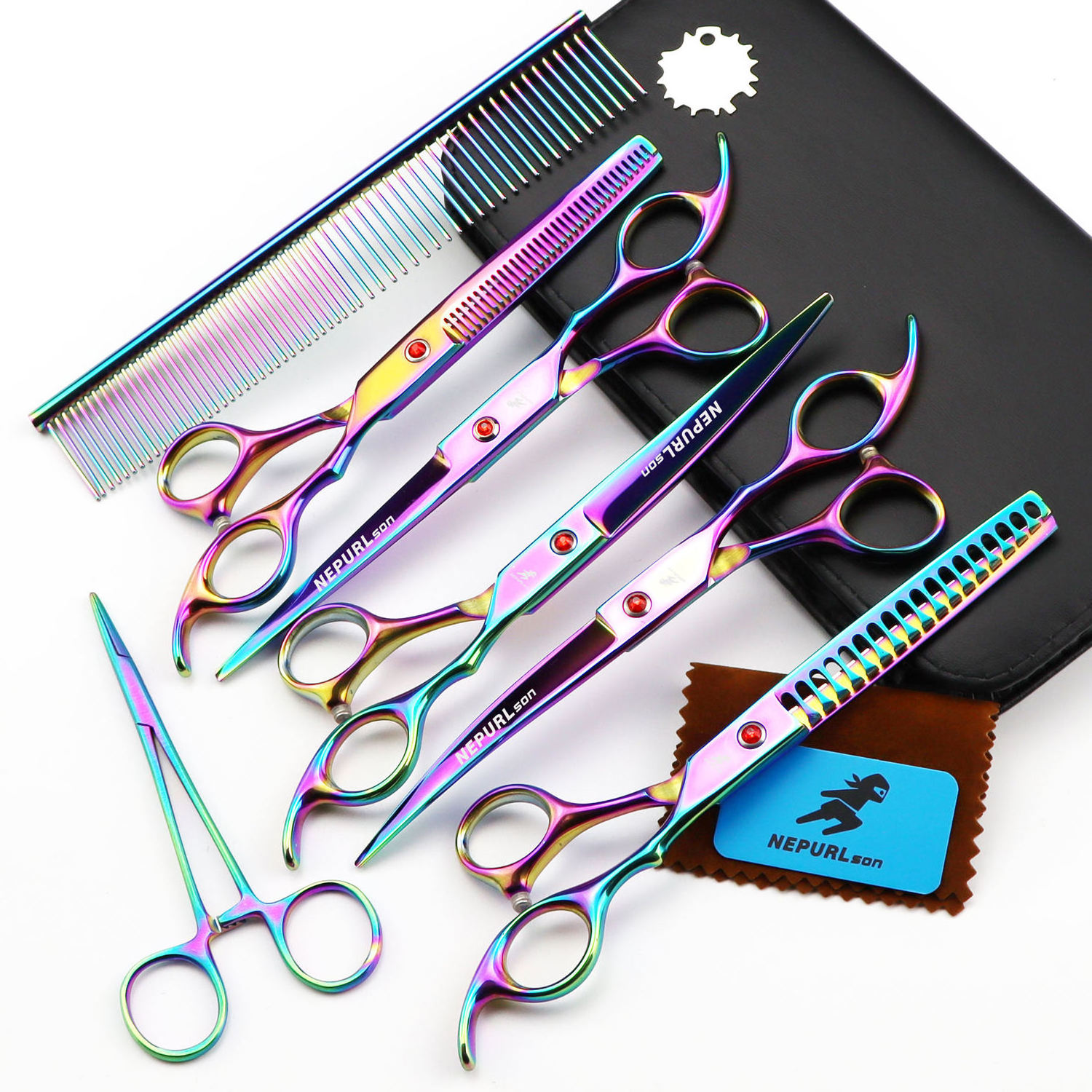 Manufacture PET Grooming Scissors set Dog 7.0