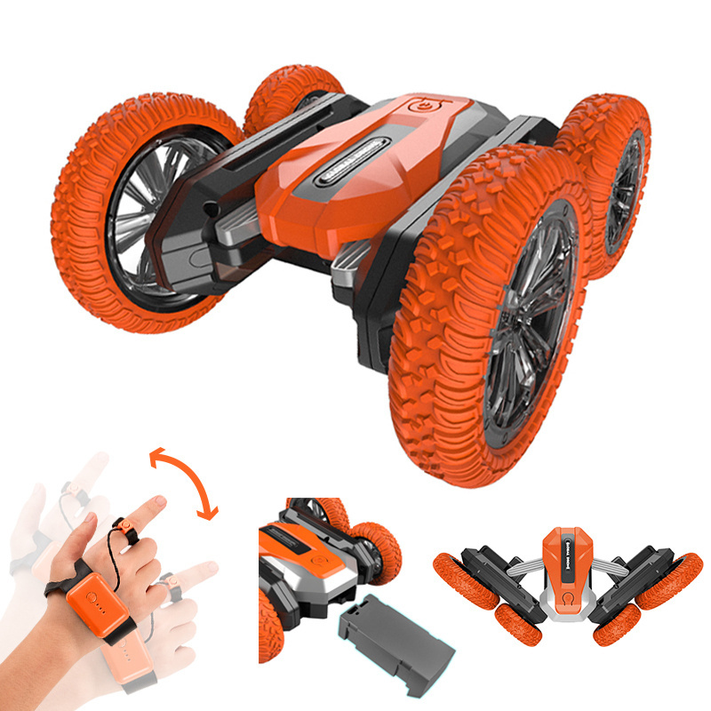 Global GD99 remote control twist car rc car 4x4 high speed hand control gesture control double-sided stunt car PS GW124