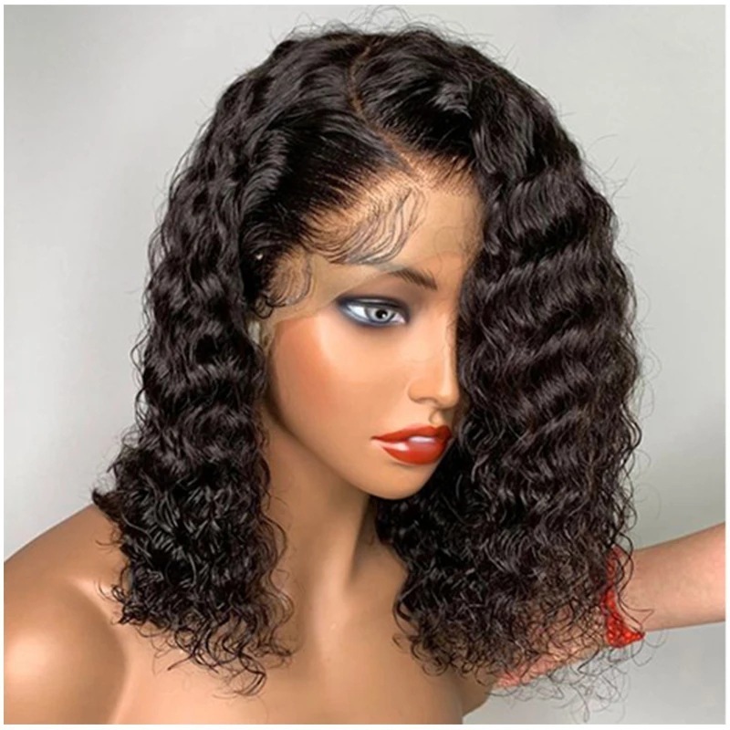 Glueless Full Hd Lace Wigs For Black Women Kinky Curly Lace Front Wigs  as Brazilian Human Hair Hd Lace Frontal Wigs Human Hair