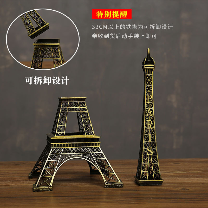 Wholesale Custom Luxury Antique Word Famous 3d Miniature Building Model Burj Khalifa Tower Tourist Souvenir Metal Crafts