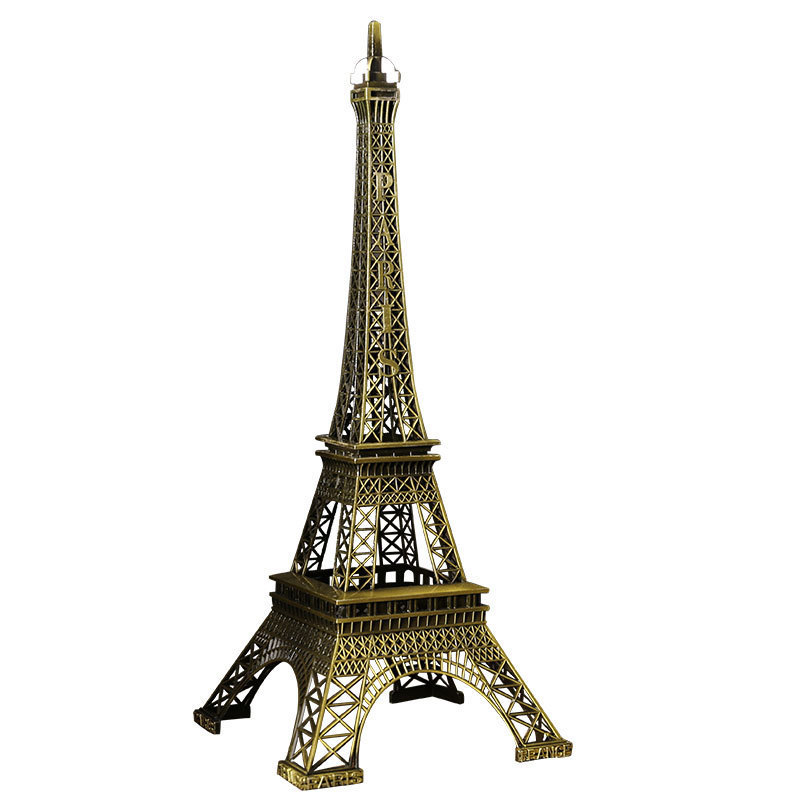 Wholesale Custom Luxury Antique Word Famous 3d Miniature Building Model Burj Khalifa Tower Tourist Souvenir Metal Crafts