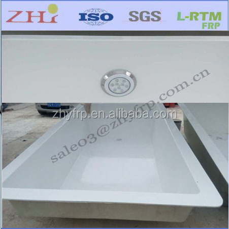 Inground Small Fiberglass Swimming Pool Shell (L3.0xW1.5xH0.6M)