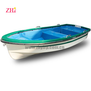 New Model 12ft Cheap Fishing Fiberglass Plastic Rowing Boat for Sale Ships