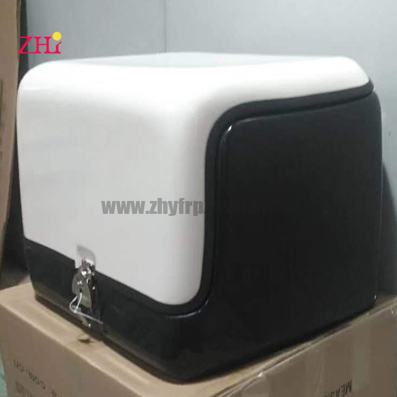 Custom made insulation fiberglass delivery box for motorcycle