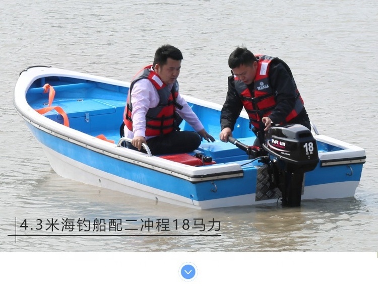 Customized carp mini small cheap fiberglass fishing boat rc